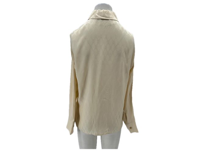Camicetta Tommy Hilfiger Beige in Cotone - vista 3