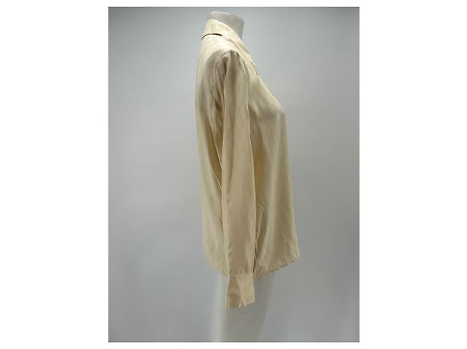 Camicetta Tommy Hilfiger Beige in Cotone - vista 4