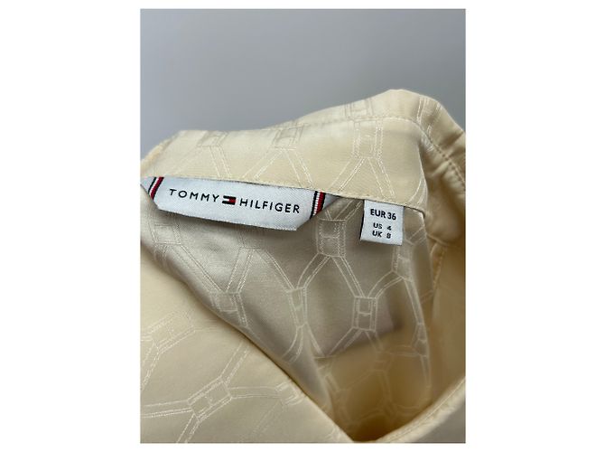 Camicetta Tommy Hilfiger Beige in Cotone - vista 5