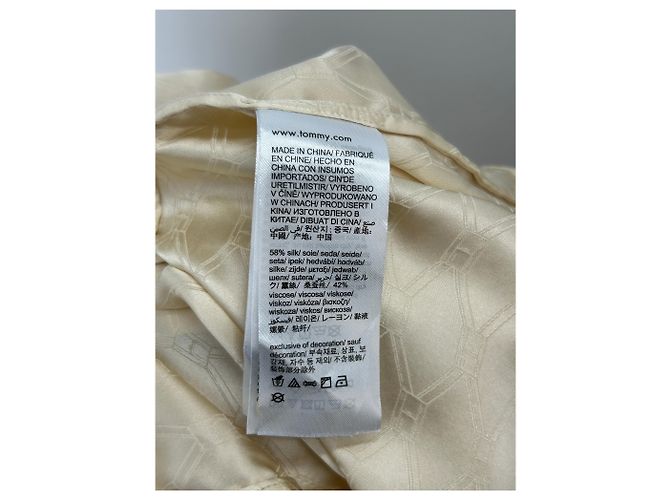 Camicetta Tommy Hilfiger Beige in Cotone - vista 6