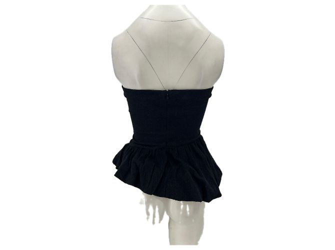 Autre Marque Top de algodón negro con volantes BEC + BRIDGE - vista 4