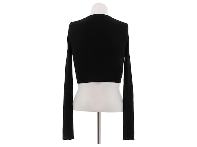 Top in seta nero Prada - vista 2