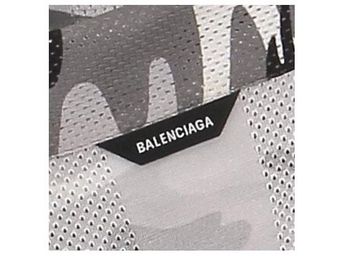 Camisa Balenciaga de Camuflaje de Algodón Gris - vista 5