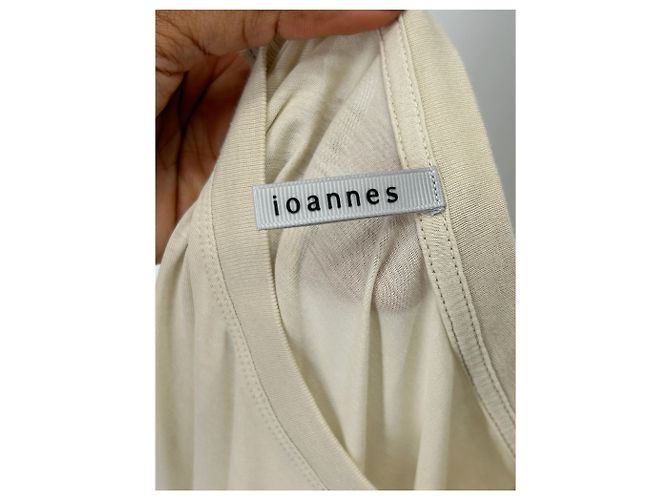 Autre Marque Langarm-T-Shirt cremefarben Weiß - Ansicht 5
