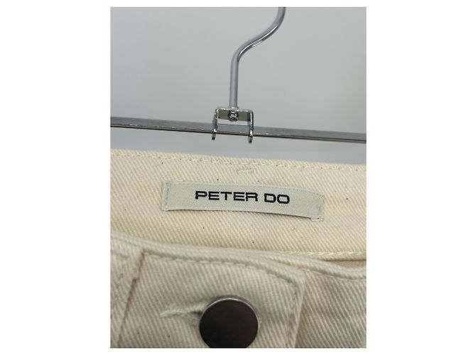 Autre Marque PETER DO Jeans in Creme Denim Weiß - Ansicht 3