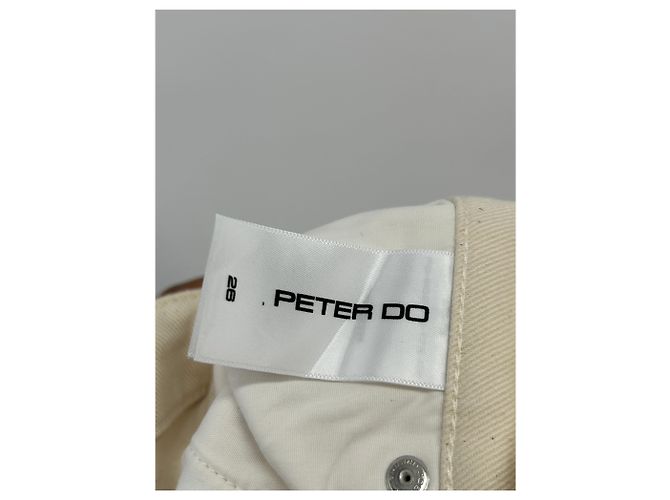 Autre Marque PETER DO Jeans in Creme Denim Weiß - Ansicht 4