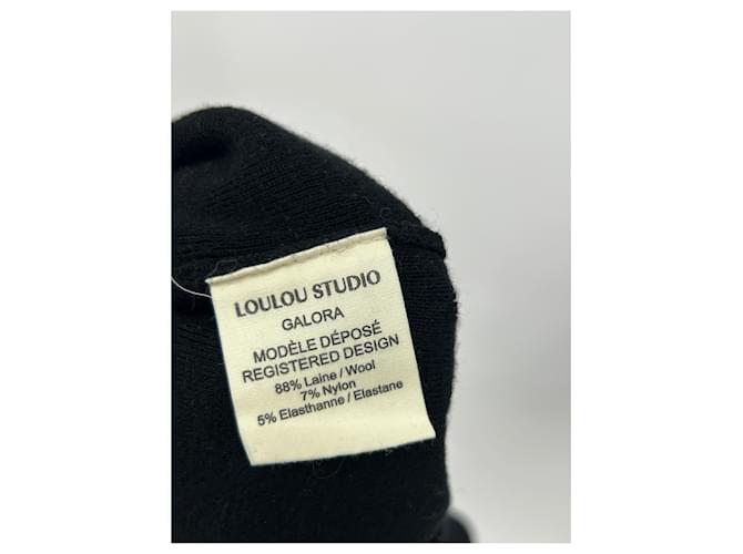 Autre Marque Schwarzer Rollkragen-Body - Ansicht 4