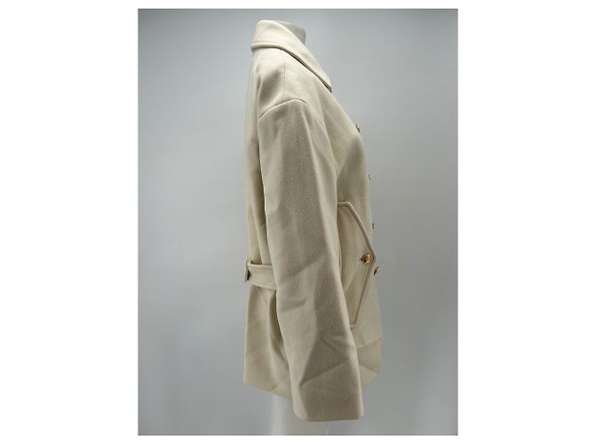 Tommy Hilfiger Wollmantel Beige Größe 34 - Ansicht 3
