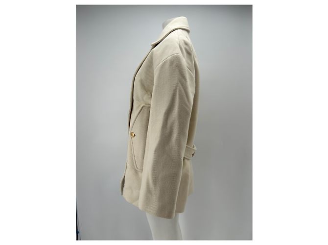 Tommy Hilfiger Wollmantel Beige Größe 34 - Ansicht 4