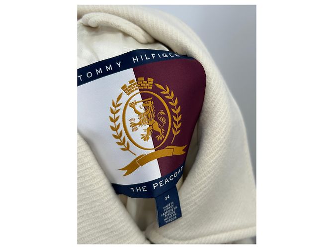 Tommy Hilfiger Wollmantel Beige Größe 34 - Ansicht 5