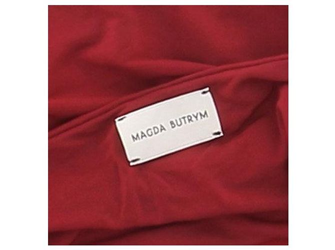 Top Magda Butrym Rouge à Motifs Floraux en Coton - vue 5