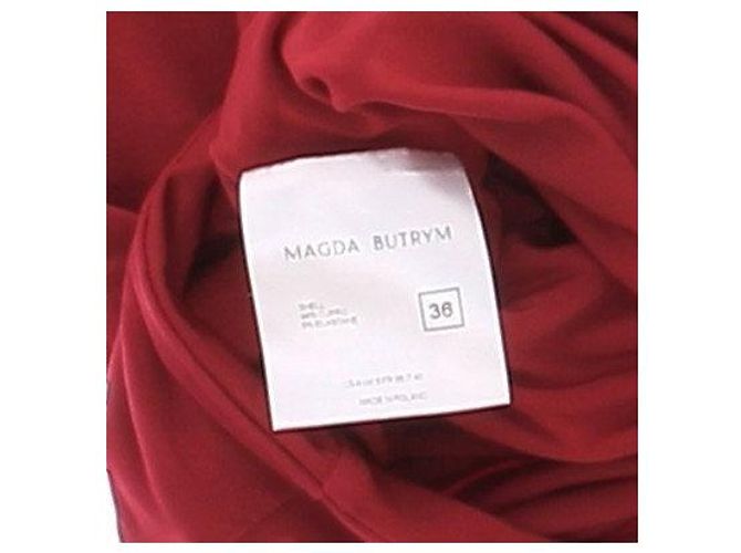 Top Magda Butrym Rouge à Motifs Floraux en Coton - vue 6