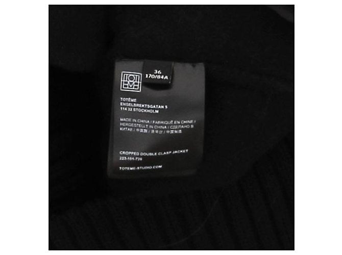 Totême Black Wool Jacket - view 6