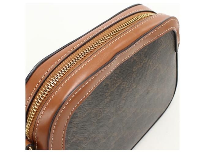 Céline Borsa a tracolla spalla marrone Celine - vista 7
