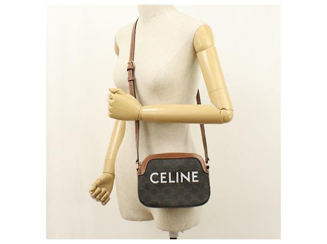 Céline Borsa a tracolla spalla marrone Celine - vista 8