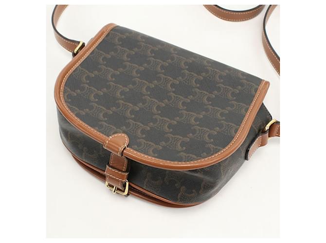 Céline Borsa a tracolla Celine marrone - vista 2