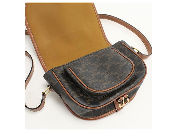 Céline Borsa a tracolla Celine marrone - vista 7