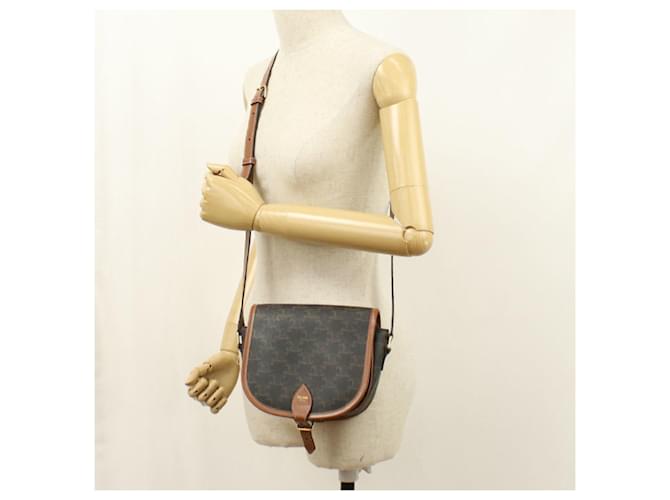 Céline Borsa a tracolla Celine marrone - vista 8