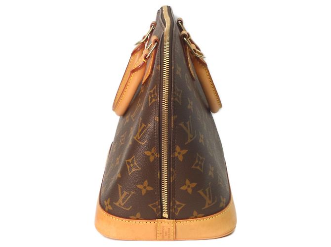 Borsa Louis Vuitton Monogram Alma Beige - vista 2