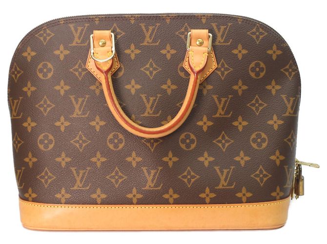 Borsa Louis Vuitton Monogram Alma Beige - vista 3