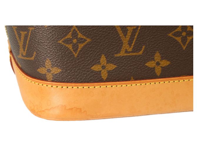 Borsa Louis Vuitton Monogram Alma Beige - vista 6
