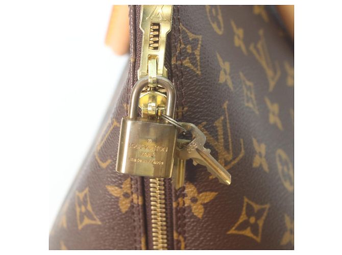 Borsa Louis Vuitton Monogram Alma Beige - vista 7
