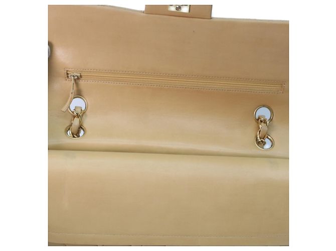Chanel A01112 Lambskin Matelassé 25 Bolso de Hombro Beige - vista 10