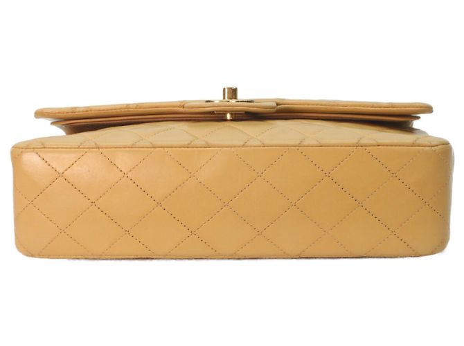 Chanel A01112 Lambskin Matelassé 25 Bolso de Hombro Beige - vista 5