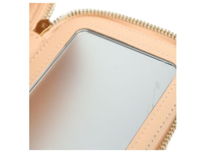 Borsa a tracolla Chanel AP1341 in pelle caviar rosa beige - vista 10