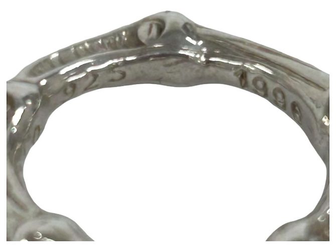 Tiffany & Co Anello Tiffany Bamboo in argento sterling 925 - vista 4