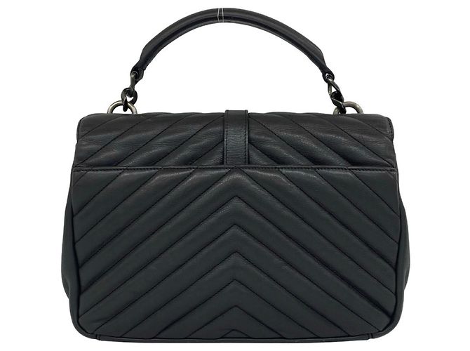Borsa 2-Way Saint Laurent Paris College Marrone - vista 3
