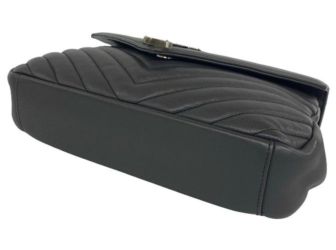 Borsa 2-Way Saint Laurent Paris College Marrone - vista 8