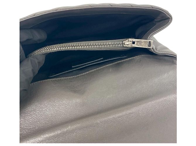 Borsa 2-Way Saint Laurent Paris College Marrone - vista 9