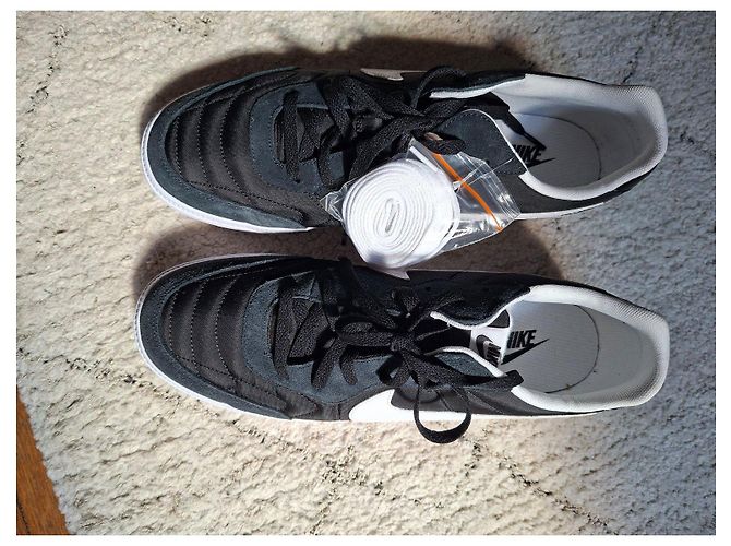 Sneakers Nike Tiempo Trainer Marrone Nero Bianco - vista 4