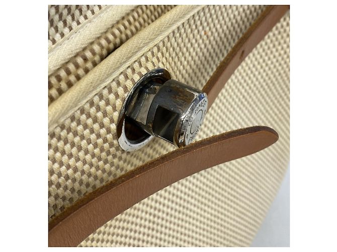 Hermès Zaino Hermes Herbag Ad PM Toile GM in Natural - vista 6