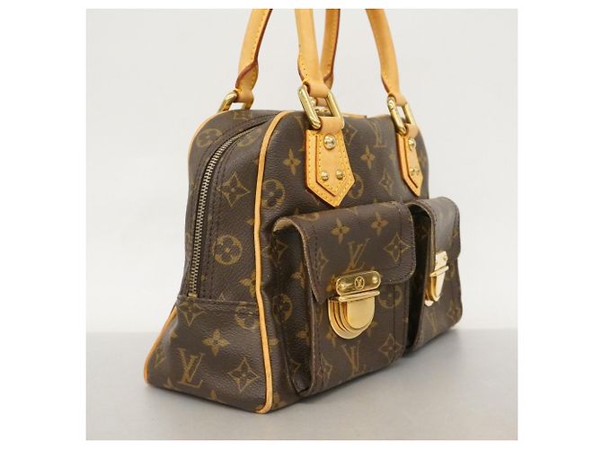 Bolso Louis Vuitton Monogram Manhattan PM Castaño - vista 2