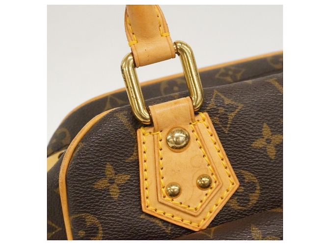 Bolso Louis Vuitton Monogram Manhattan PM Castaño - vista 8