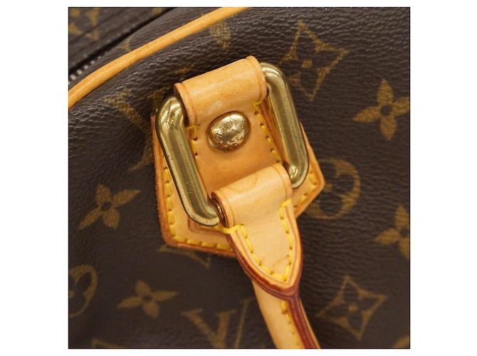 Bolso Louis Vuitton Monogram Manhattan PM Castaño - vista 9