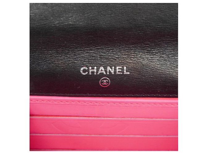 Portafoglio Chanel Cambon in agnello nero - vista 5