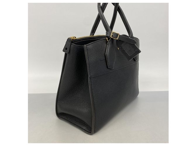 Borsa Louis Vuitton City Steamer MM Noir Nero - vista 2