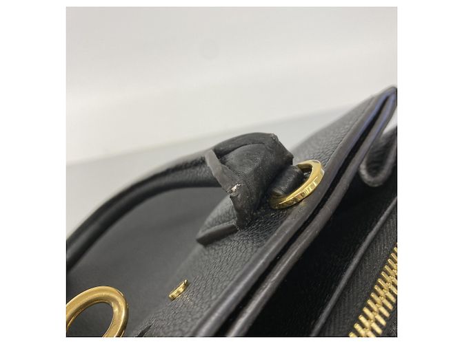 Borsa Louis Vuitton City Steamer MM Noir Nero - vista 6