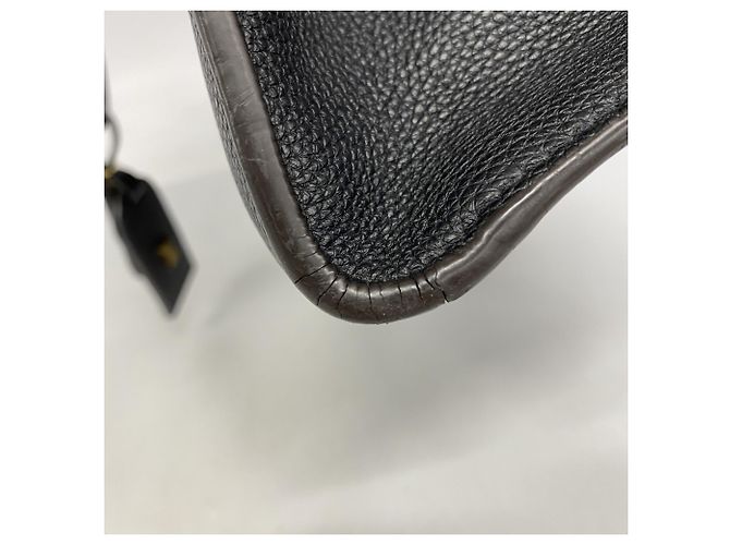 Borsa Louis Vuitton City Steamer MM Noir Nero - vista 7