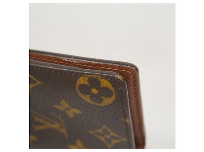 Portafoglio lungo Louis Vuitton Monogram Brazza Marrone - vista 7