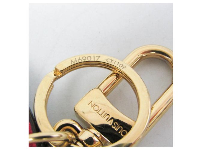 Portachiavi Bag Charm Louis Vuitton M69017 Rosso Blu - vista 9