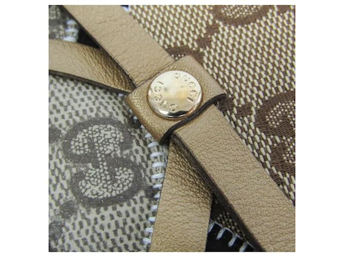 Protège-agenda de taille compacte Gucci Marron Beige - vue 10