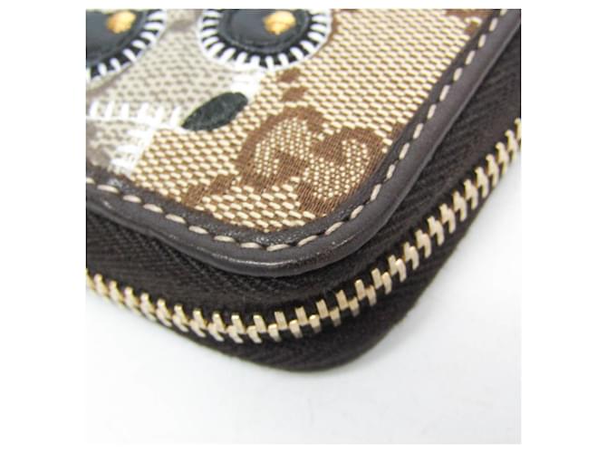 Protège-agenda de taille compacte Gucci Marron Beige - vue 4
