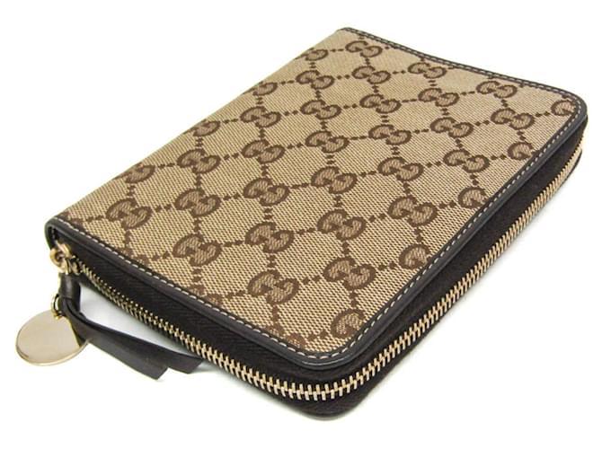 Protège-agenda de taille compacte Gucci Marron Beige - vue 6