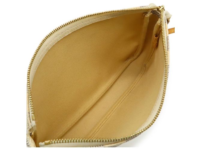 Borsa Louis Vuitton Damier Azur Pochette Accessoires Crudo - vista 6