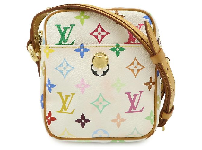 Borsa a spalla Louis Vuitton Monogram Multicolor Lift Bianco - vista 2