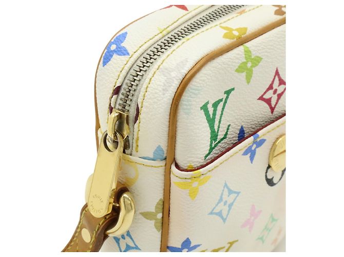 Borsa a spalla Louis Vuitton Monogram Multicolor Lift Bianco - vista 7